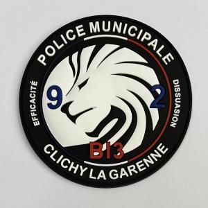 Ecusson plastifié PM - Identification officielle pour les membres de la  Police Municipale