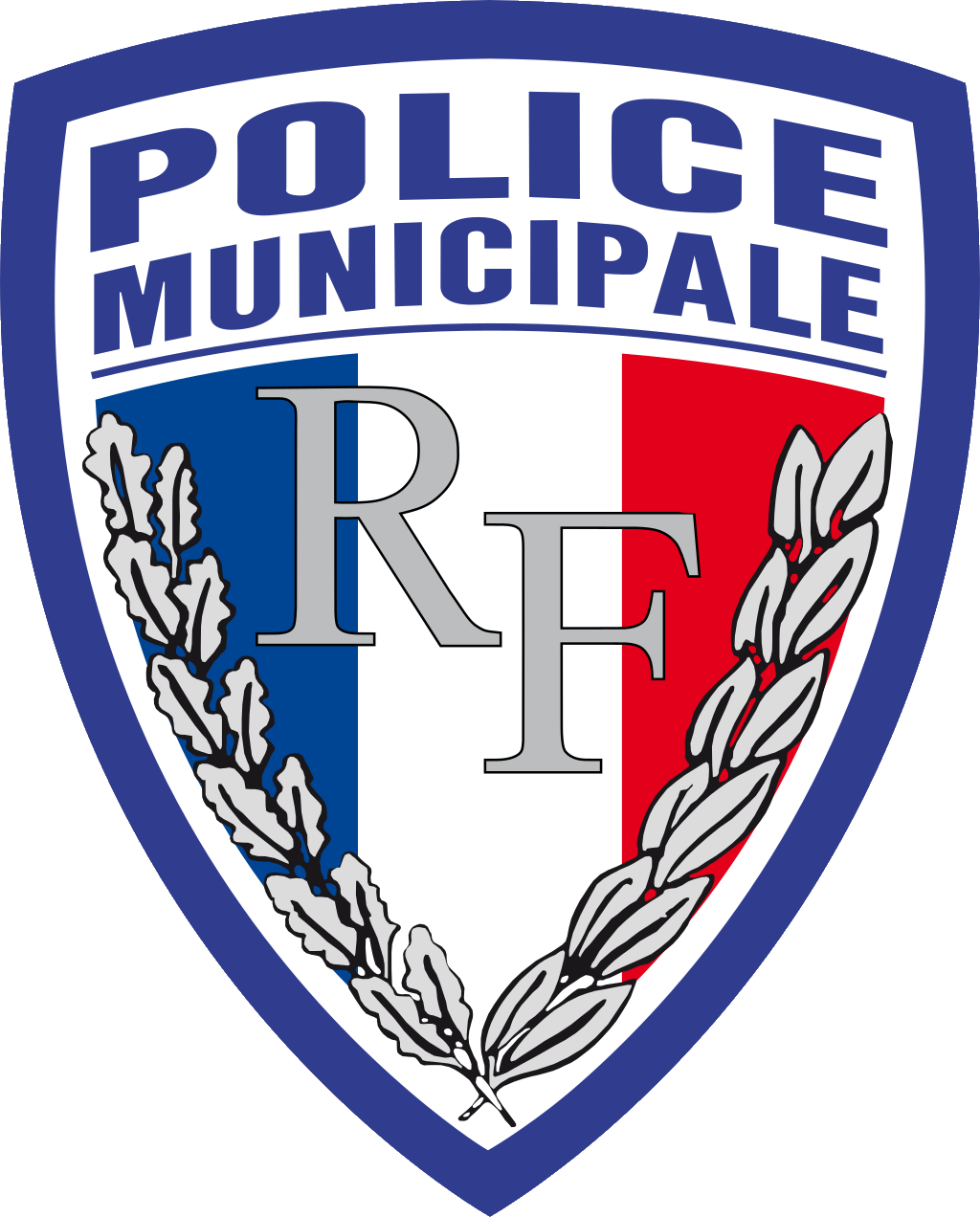 Porte-clés brodé Police Municipale