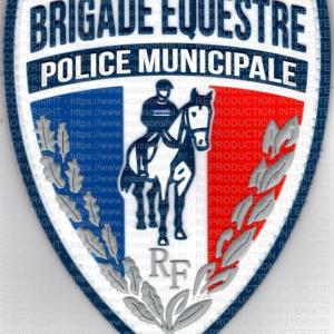 Ecusson plastifié PM - Identification officielle pour les membres de la  Police Municipale